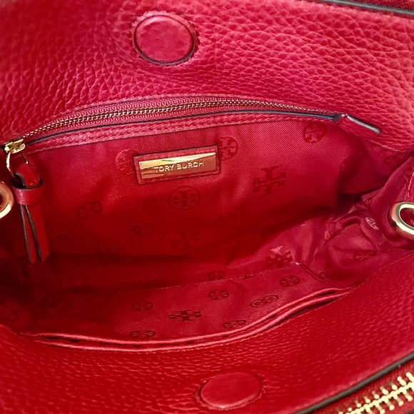 Tory Burch satchel bag/shoulder bag/crossbody bag/red/leather - Picture 12 of 15